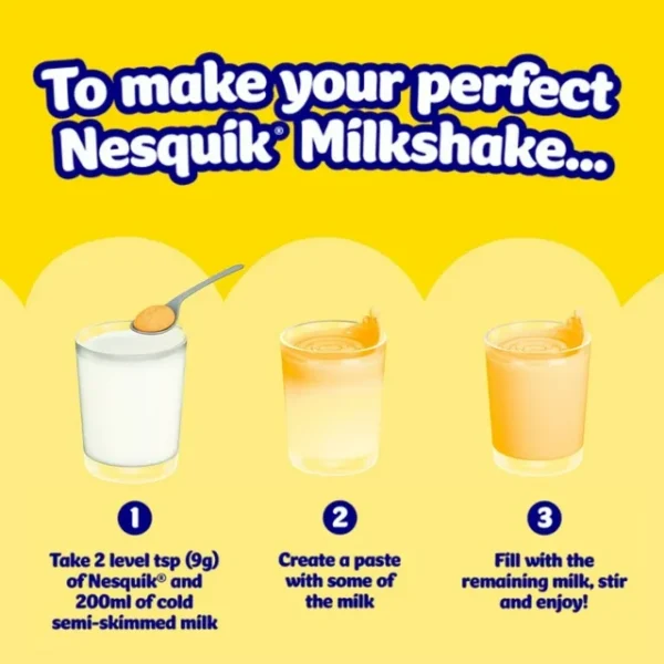 Nestle Nesquik Banana Milkshake Mix 300g - Image 4