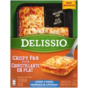 Delissio Frozen Pizza Crispy Pan 4-Cheese 570 g