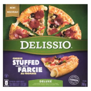 Delissio Stuffed Crust Frozen Pizza Deluxe 744 g