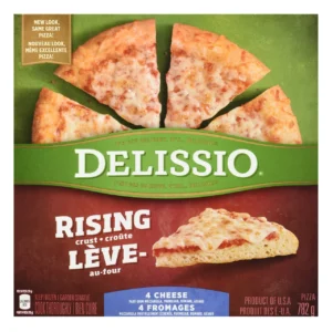 Delissio Rising Crust Frozen Pizza 4 Cheese 782 g