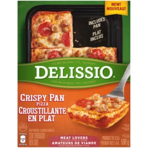 Delissio Frozen Crispy Pan Pizza Meat Lovers 598 g