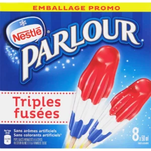 Nestlé Parlour Ice Cream Triple Rockets 8 x 50 ml