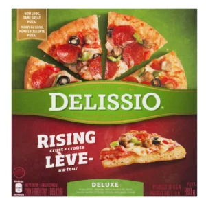Delissio Rising Crust Frozen Pizza Deluxe 12 Inch 888 g