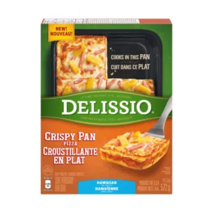 Delissio Crispy Pan Frozen Pizza Hawaiian 572 g
