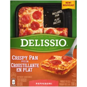Delissio Frozen Crispy Pan Pizza Pepperoni 556 g