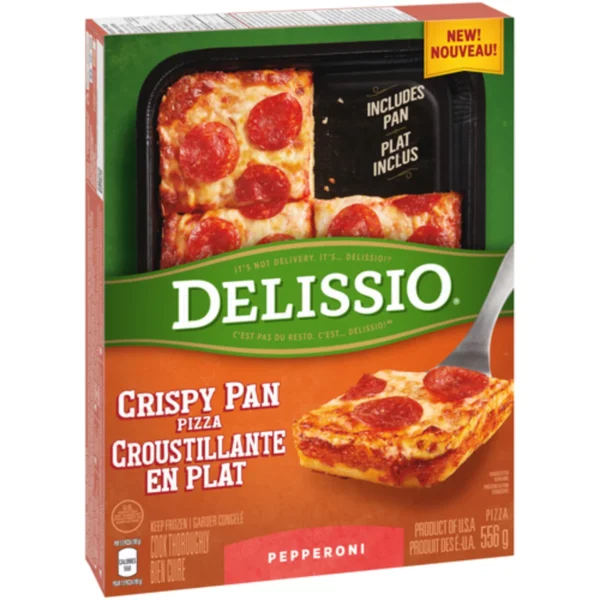 Delissio Frozen Crispy Pan Pizza Pepperoni 556 g - Image 4
