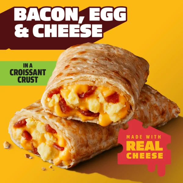 Hot Pockets Bacon Egg and Cheese, Frozen Snacks, Air Fryer Snacks, 9g Protein, 4PK 17 oz - Image 5