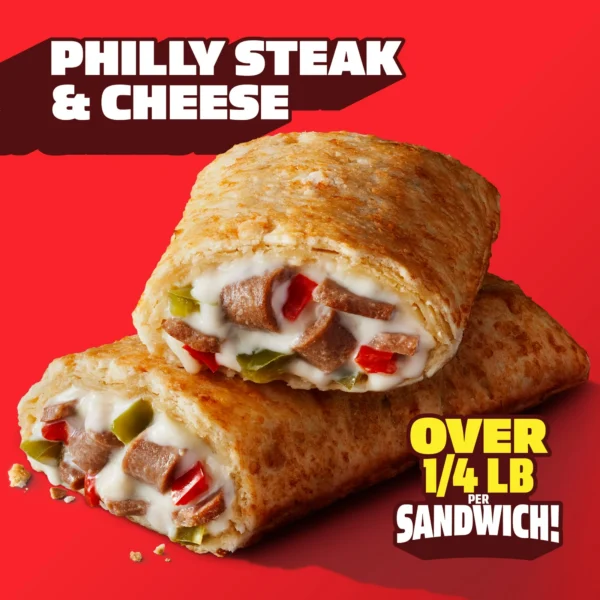 Hot Pockets Philly Steak and Cheese Seasoned Crust Sandwich Snacks, 54 oz, 12 Pack (Frozen) - Image 5