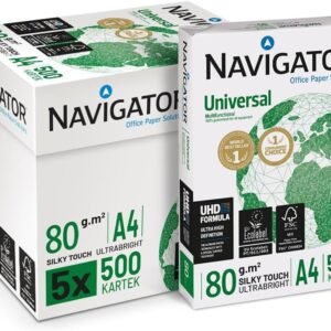 Navigator Universal A4 80gsm Paper - Box of 5 Reams (5x500 Sheets)