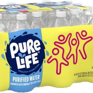 Nestle Pure Life Purified Water, 16.9 oz, 24 Bottles