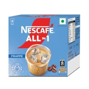 NESCAFE All in 1 Frappe | Instant Cold Coffee Premix - Just Add Cold Water | 224g (8 Sachets X 28g), Box