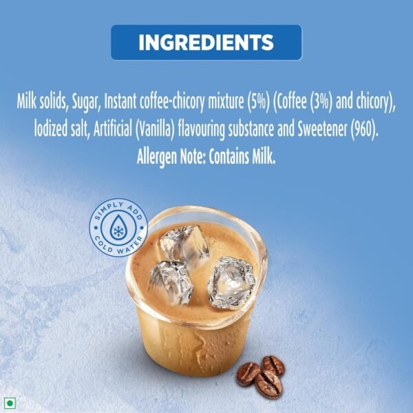 NESCAFE All in 1 Frappe | Instant Cold Coffee Premix - Just Add Cold Water | 224g (8 Sachets X 28g), Box - Image 4