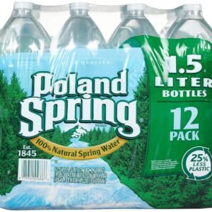 PolandSprings Spring Water, 12 Count, 50.7 Ounce
