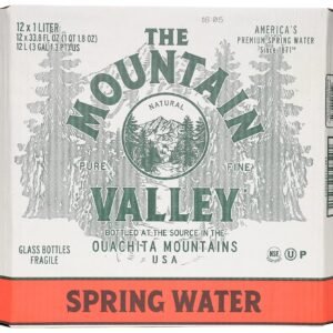 Mountain Valley Water, Water Spring, 33.8 Fl Oz, 12 Pack