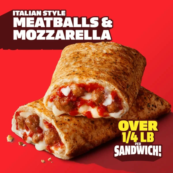 Hot Pockets Meatballs and Mozzarella Garlic Buttery Crust Sandwich Snacks 54 oz, 12 Pack (Frozen) - Image 3