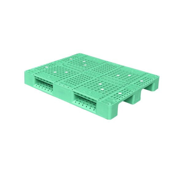 EPAL Certified Plastic Euro Pallet Fire Retardant Conductive Options Interchangeable with Wooden EUR Pallets in Logistics System - Image 2