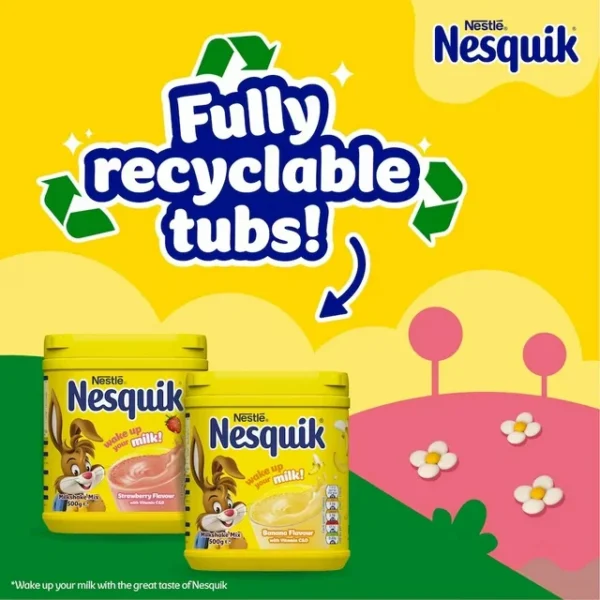 Nestle Nesquik Banana Milkshake Mix 300g - Image 3