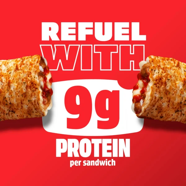 Hot Pockets Italian Style, Meatballs and Mozzarella Sandwich Snacks, 36 oz, 8 pack (Frozen) - Image 2